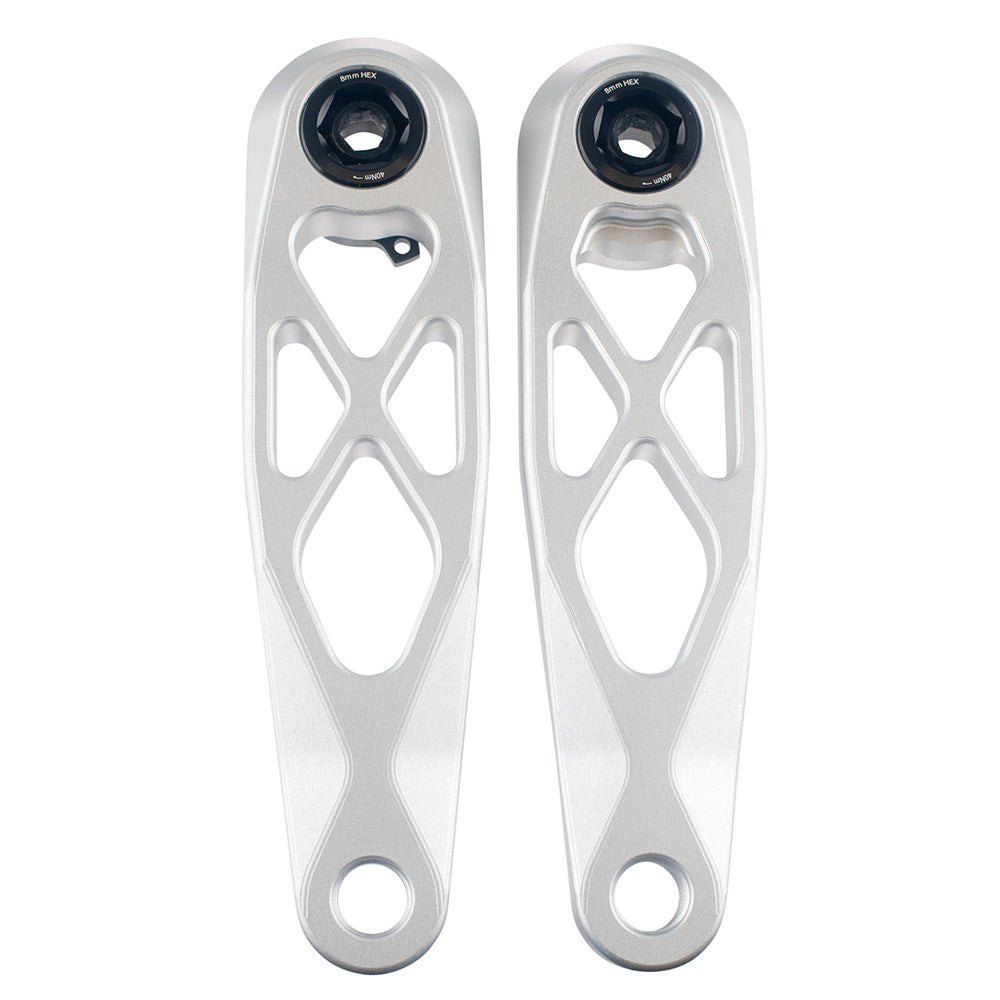 5DEV R-SPEC Trail Enduro Crank Arms Silver Front