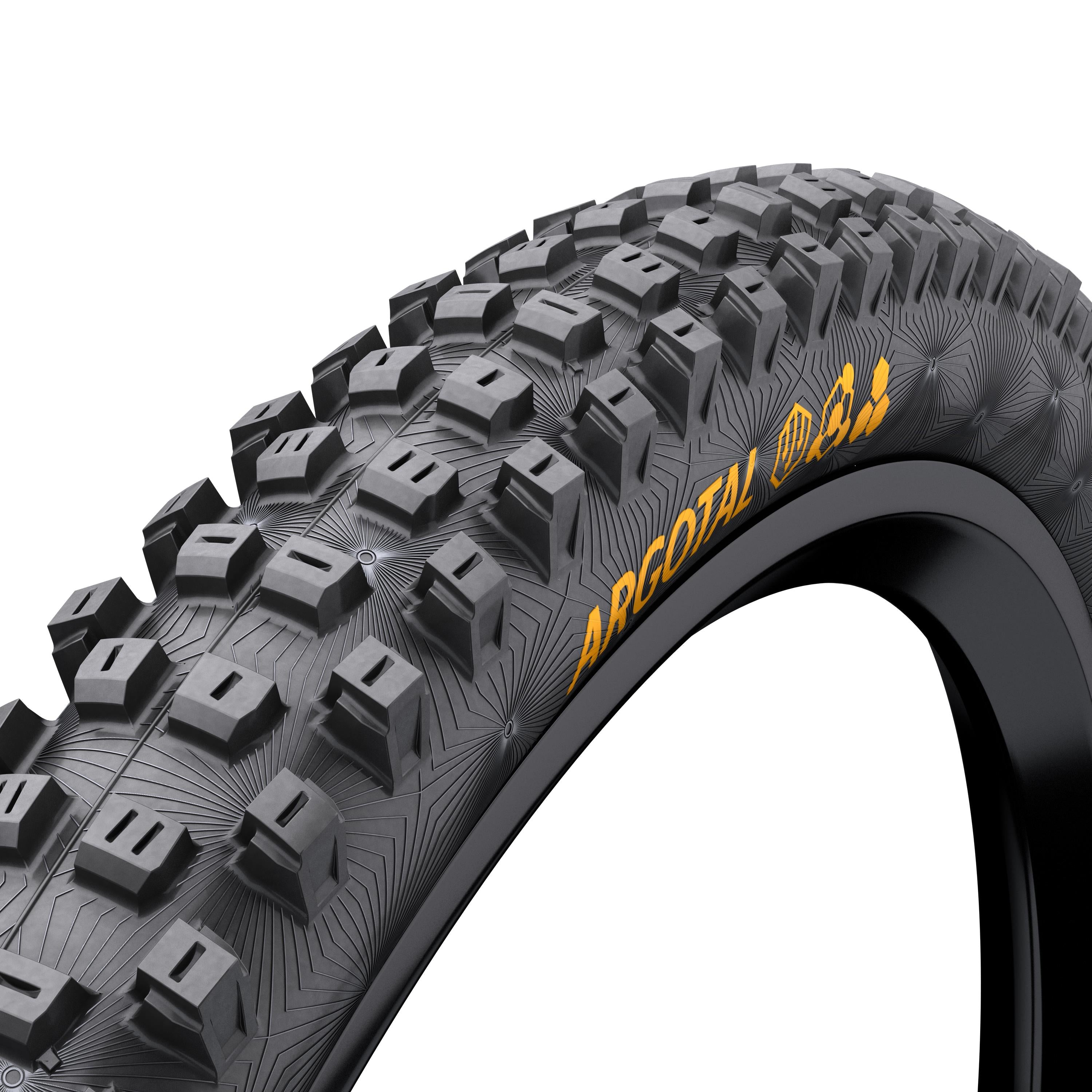 Continental Argotal Downhill Tyre - Supersoft Tread Pattern