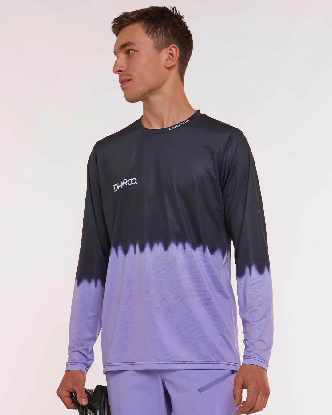 DHARCO MENS RACE JERSEY ODYSSEY PURPLE FRONT