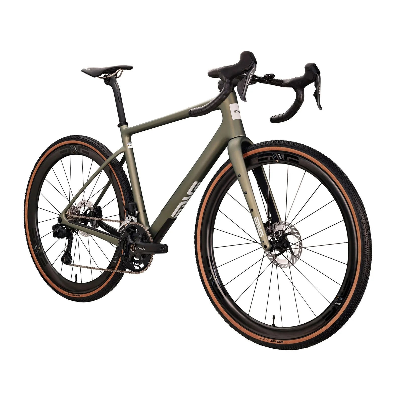Enve Mog topo green full bike front viiew