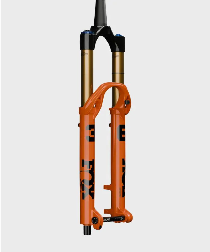 FOX 36 Float Factory GRIP X Tapered Fork Orange Angled