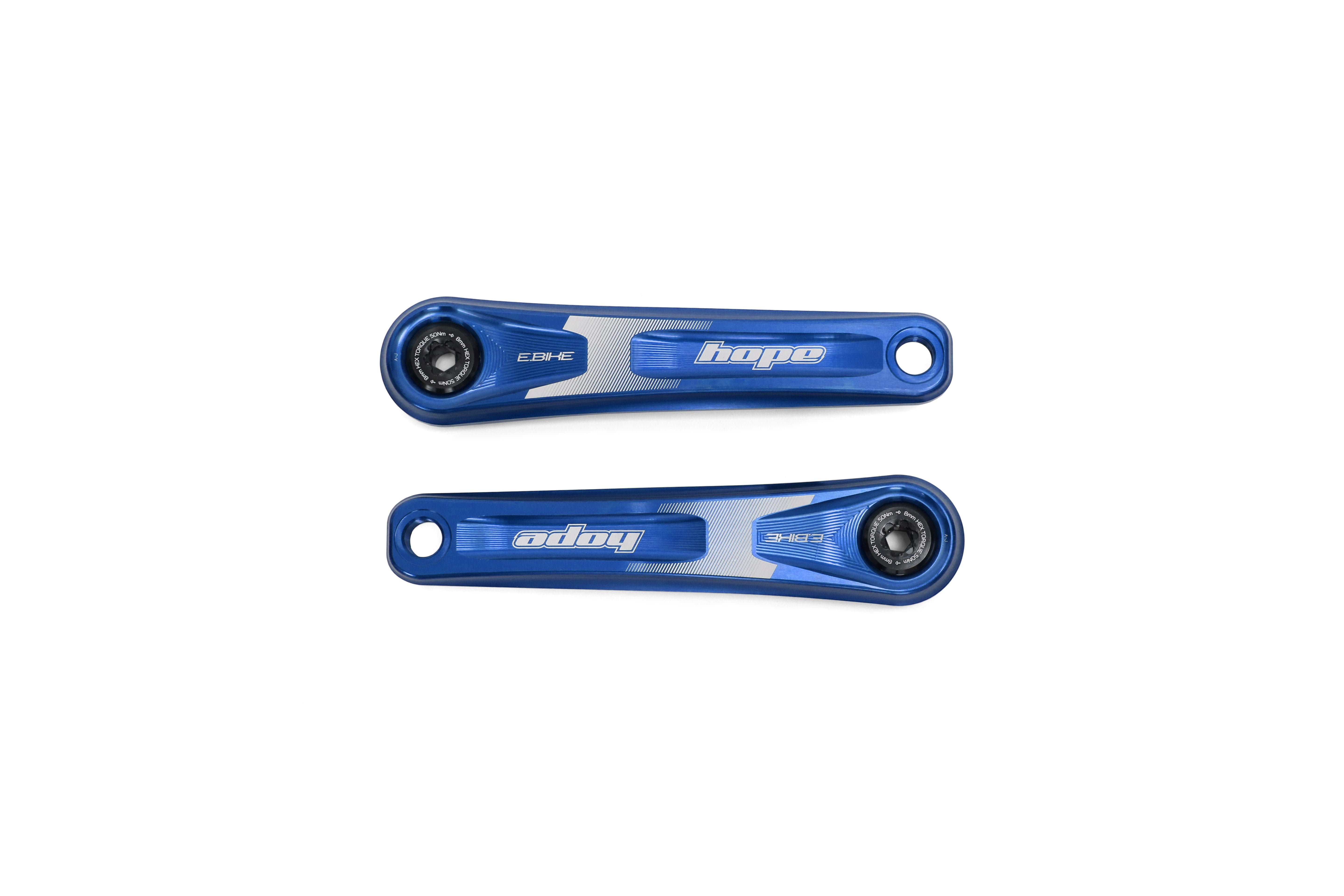 Hope E-Bike Crankset - Specialized Offset Blue