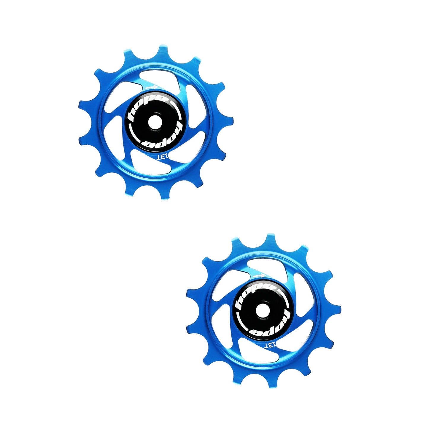 Hope 13 Tooth Jockey Wheels blue