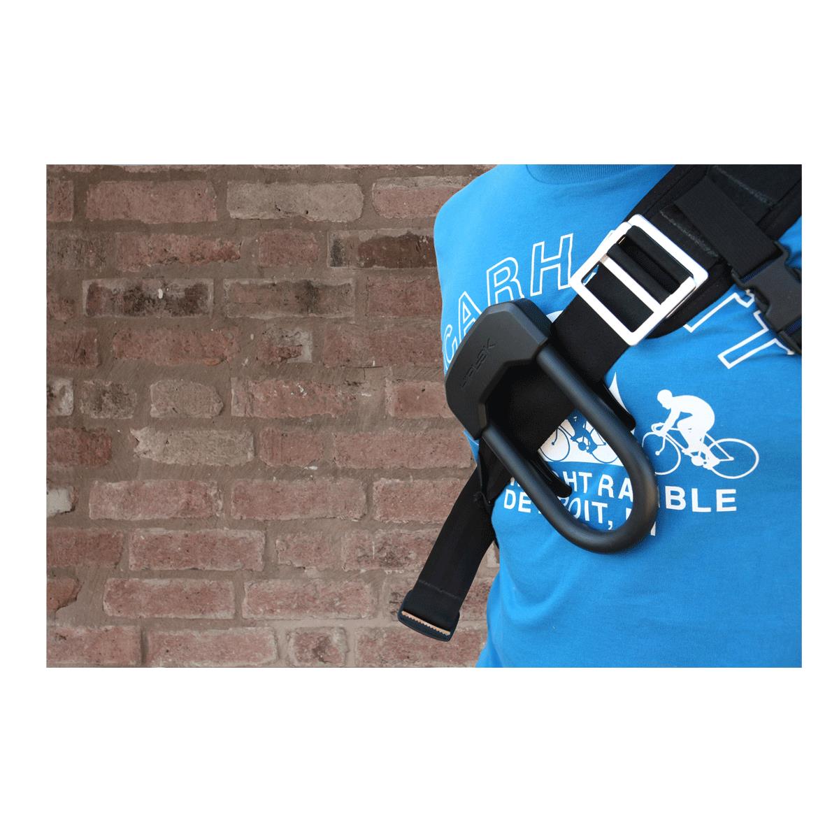 Hiplok D Lock Hardened Steel On A Bag