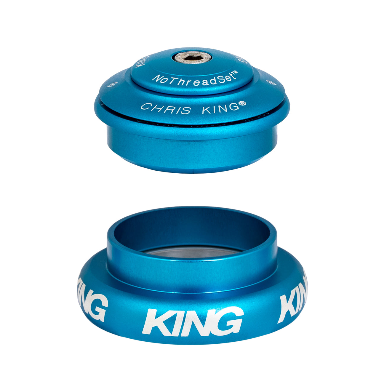 Chris King inset 7 headset in turquoise