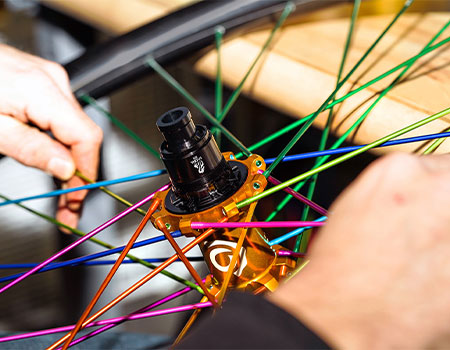Industry Nine multi coloured spokes
