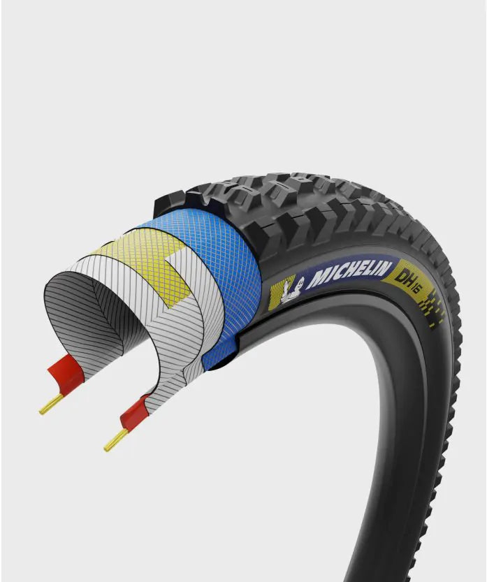 Michelin DH16 Racing Line Tyre cross section
