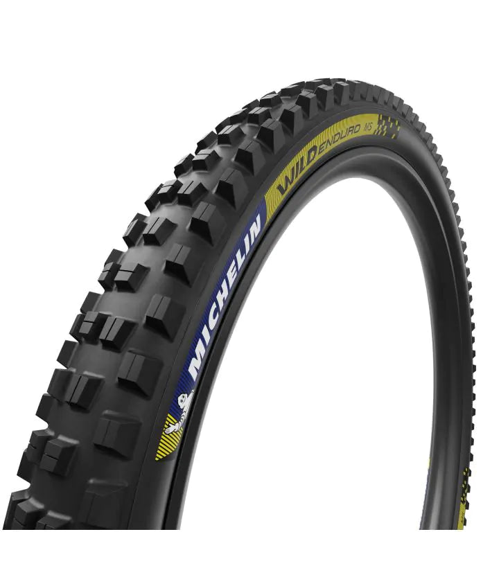 Michelin wild enduro ms racing line with yellow and blue logo
