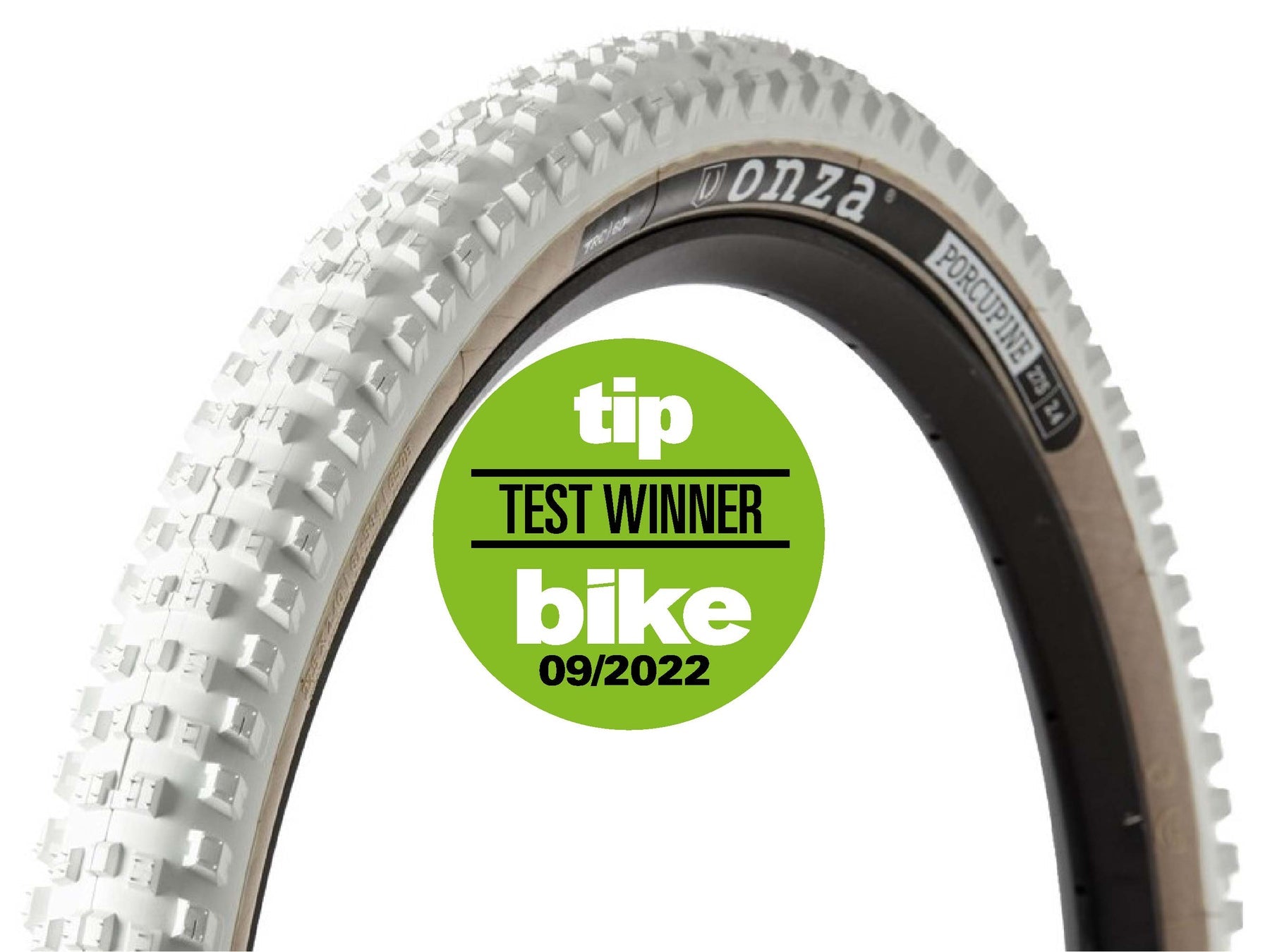 Onza white porcupine tyres