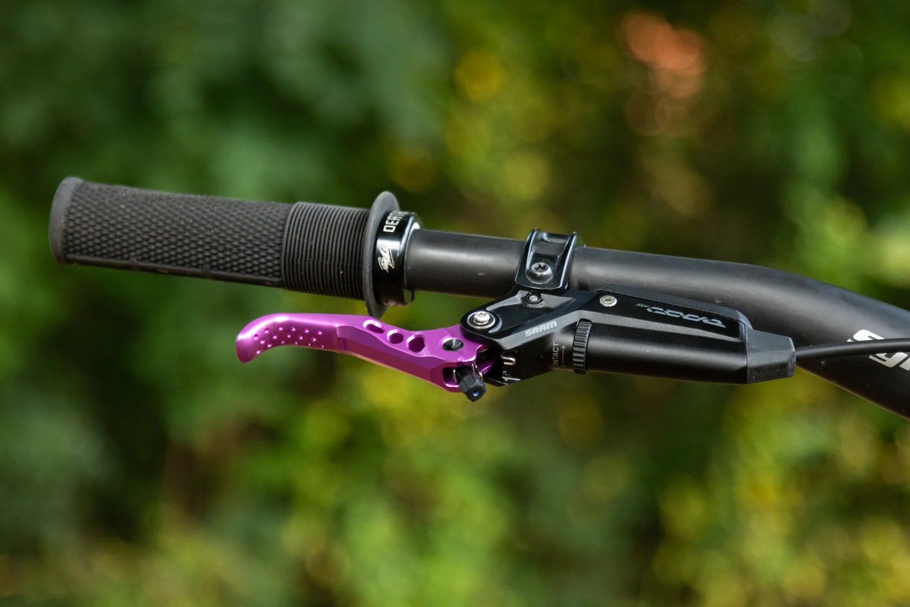 Oak components Sram levers purple