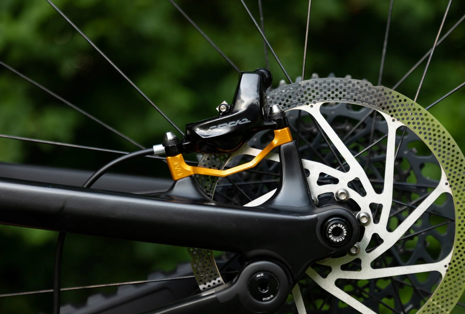 Oak plasmadapt brake mount gold