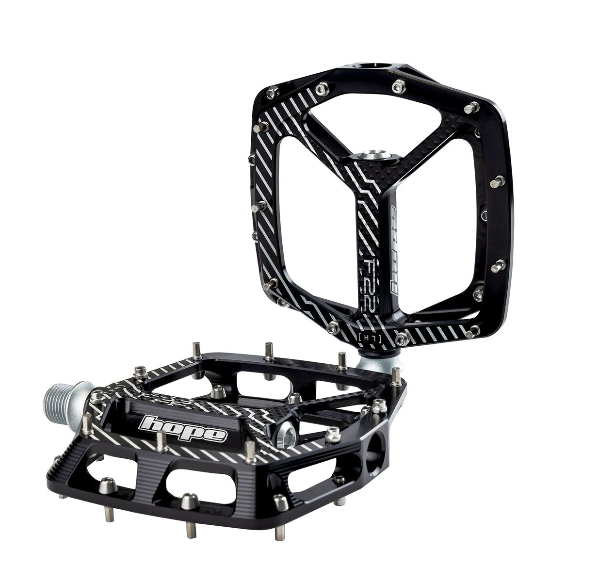 Hope F22 flat pedals black
