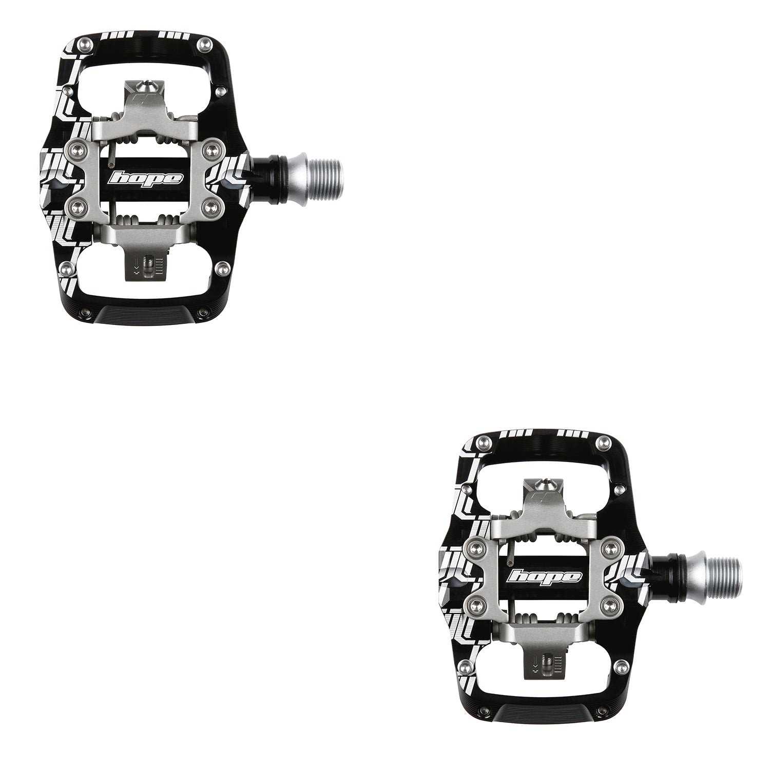 Hope union clipless trail pedals black