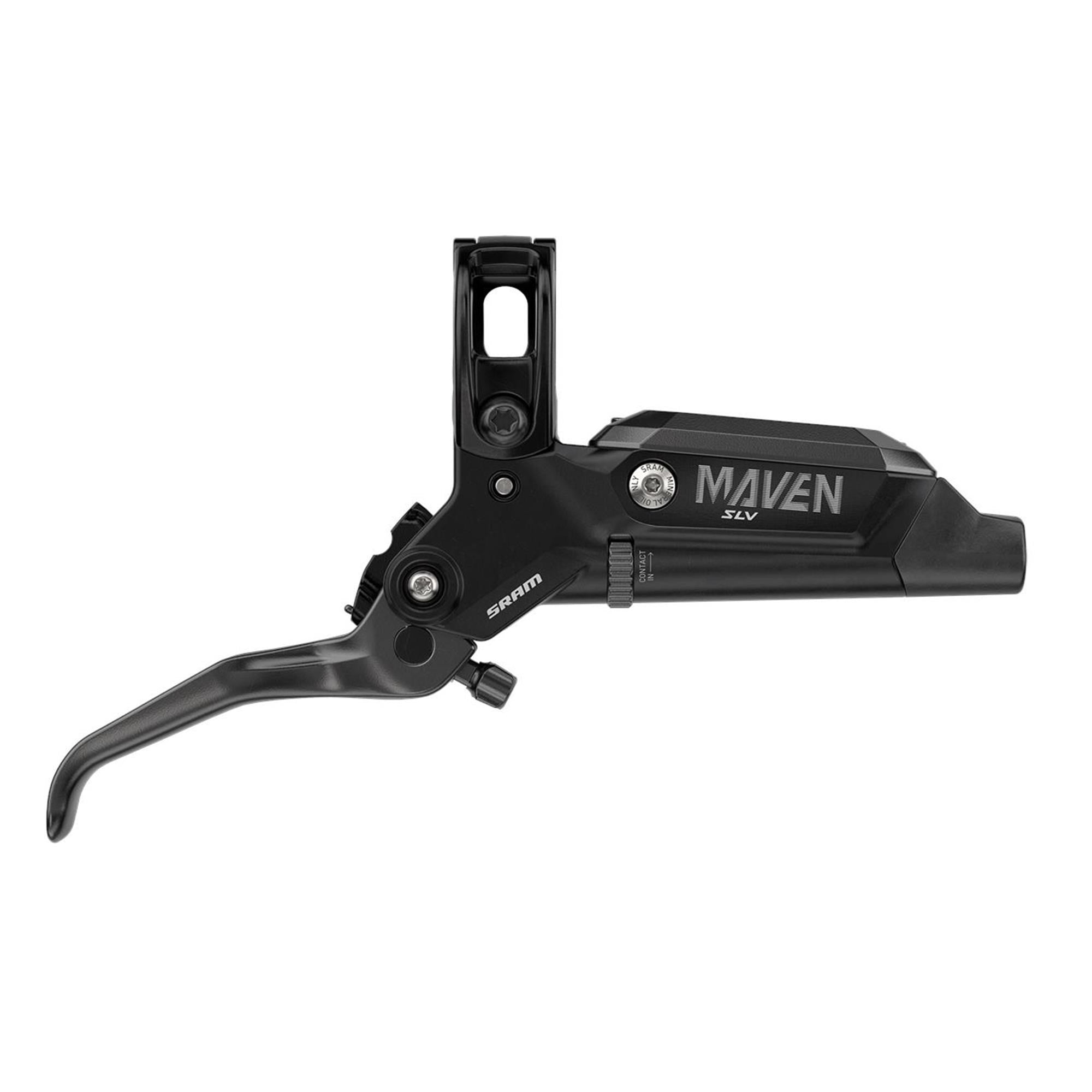 Sram maven disk brake silver lever side view
