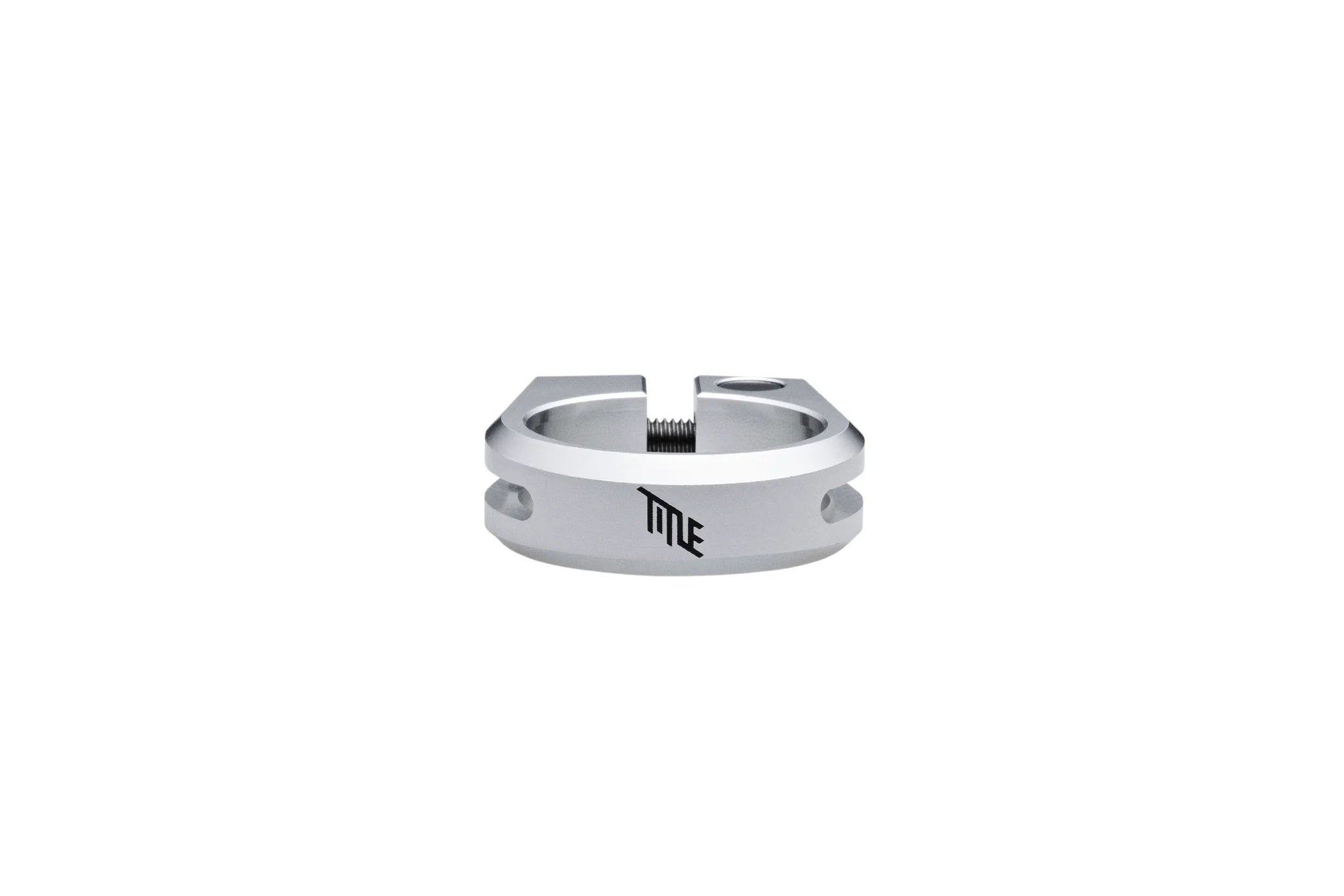 Title seat post clamp silver