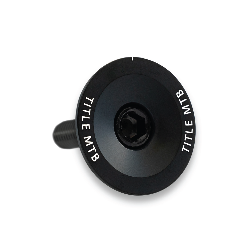 Title Top Cap and Bolt Black