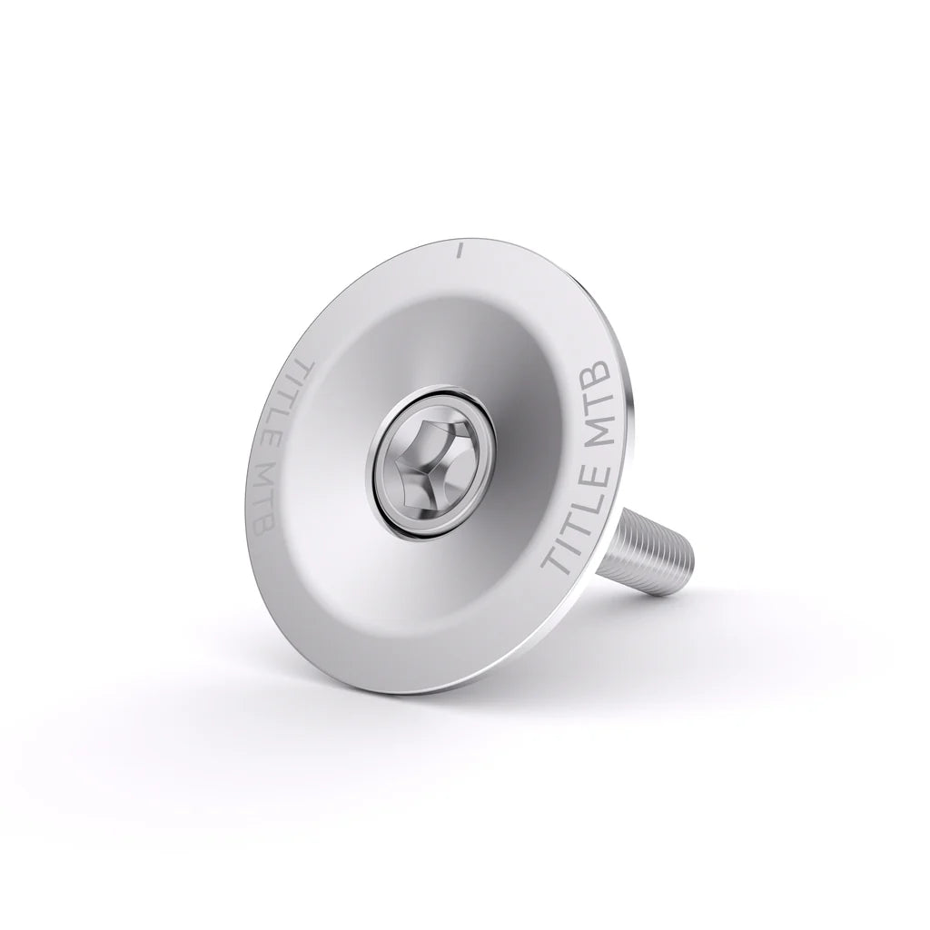 Title Top Cap and Bolt Chrome