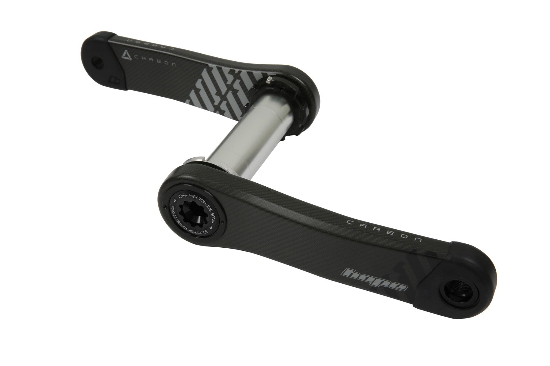 Hope Carbon Crankset 73mm Wide Black