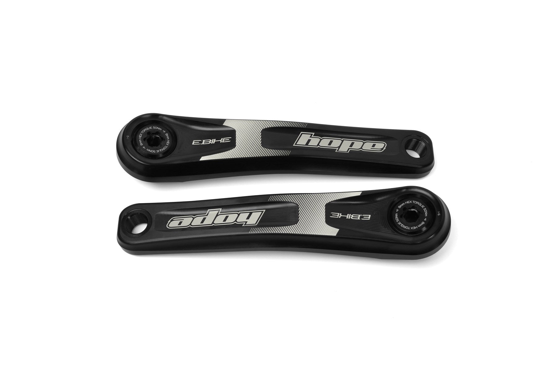 Hope E-Bike Crankset - Standard Offset Black