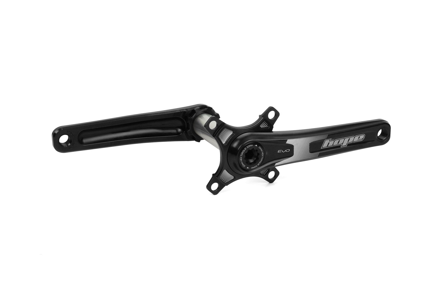 Hope EVO Crankset Double Spider Black