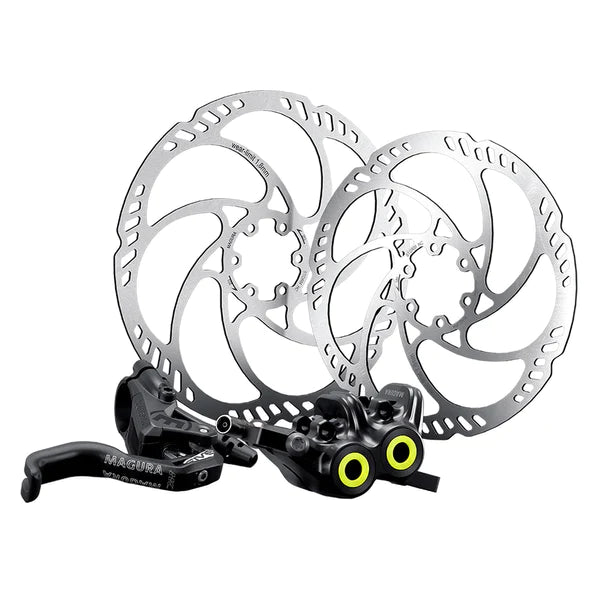 Magura MT5 Pro Hydraulic Disc Brake Pair Inc 203/180 Storm Rotors