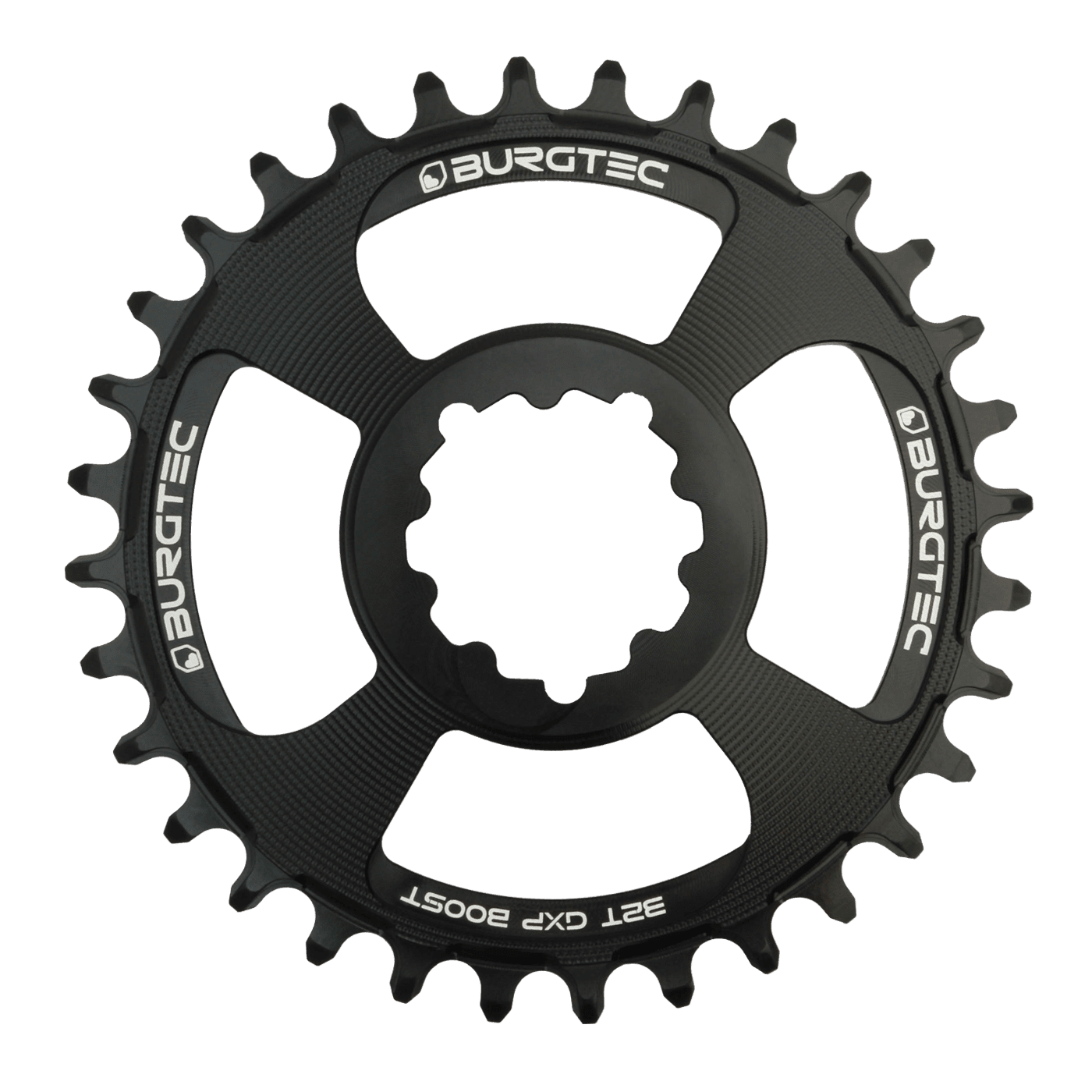 Burgtec GXP Boost 3mm Offset Thick Thin Chainring black