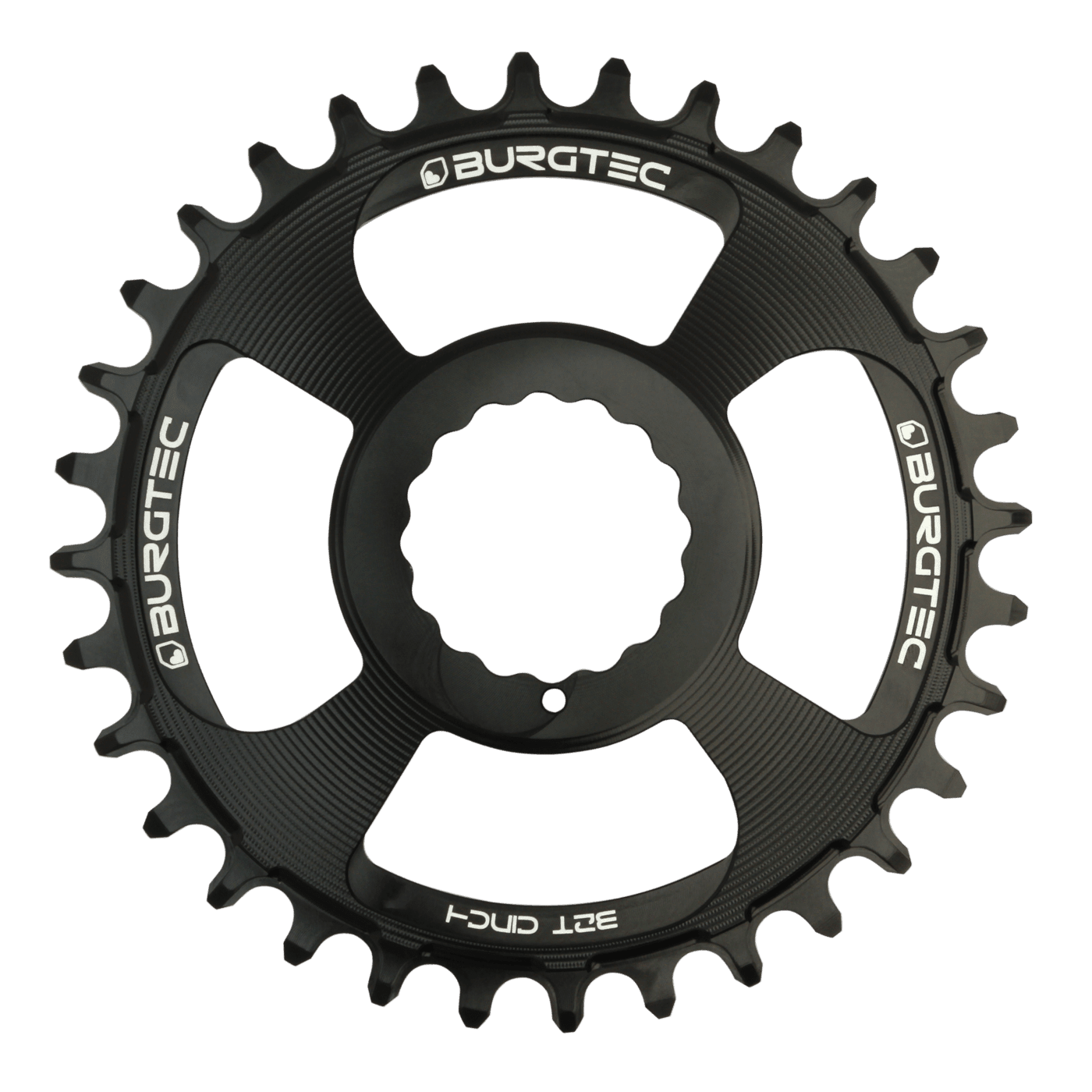 Burgtec cinch thick thin chainring black