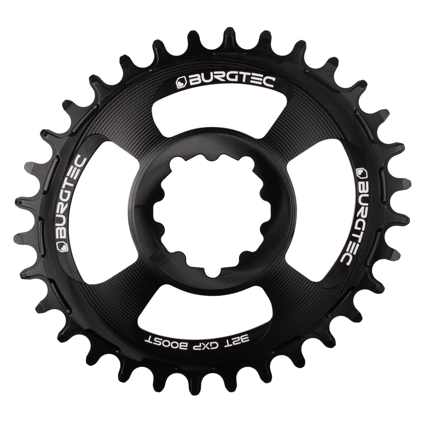 Burgtec OVAL GXP Boost Thick Thin Chainring black