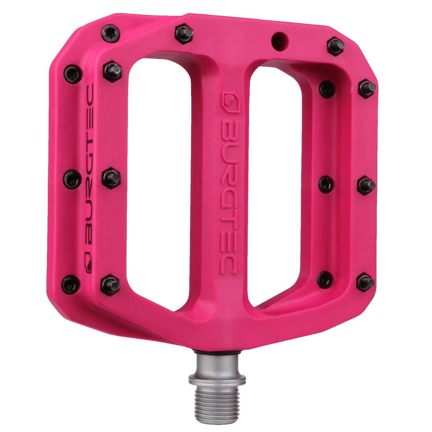 Burgtec composite pedals in Toxic Barbie