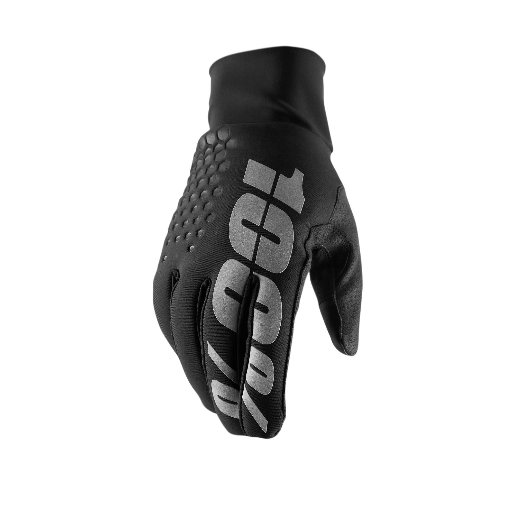 100 percent brisker hydromatic gloves black