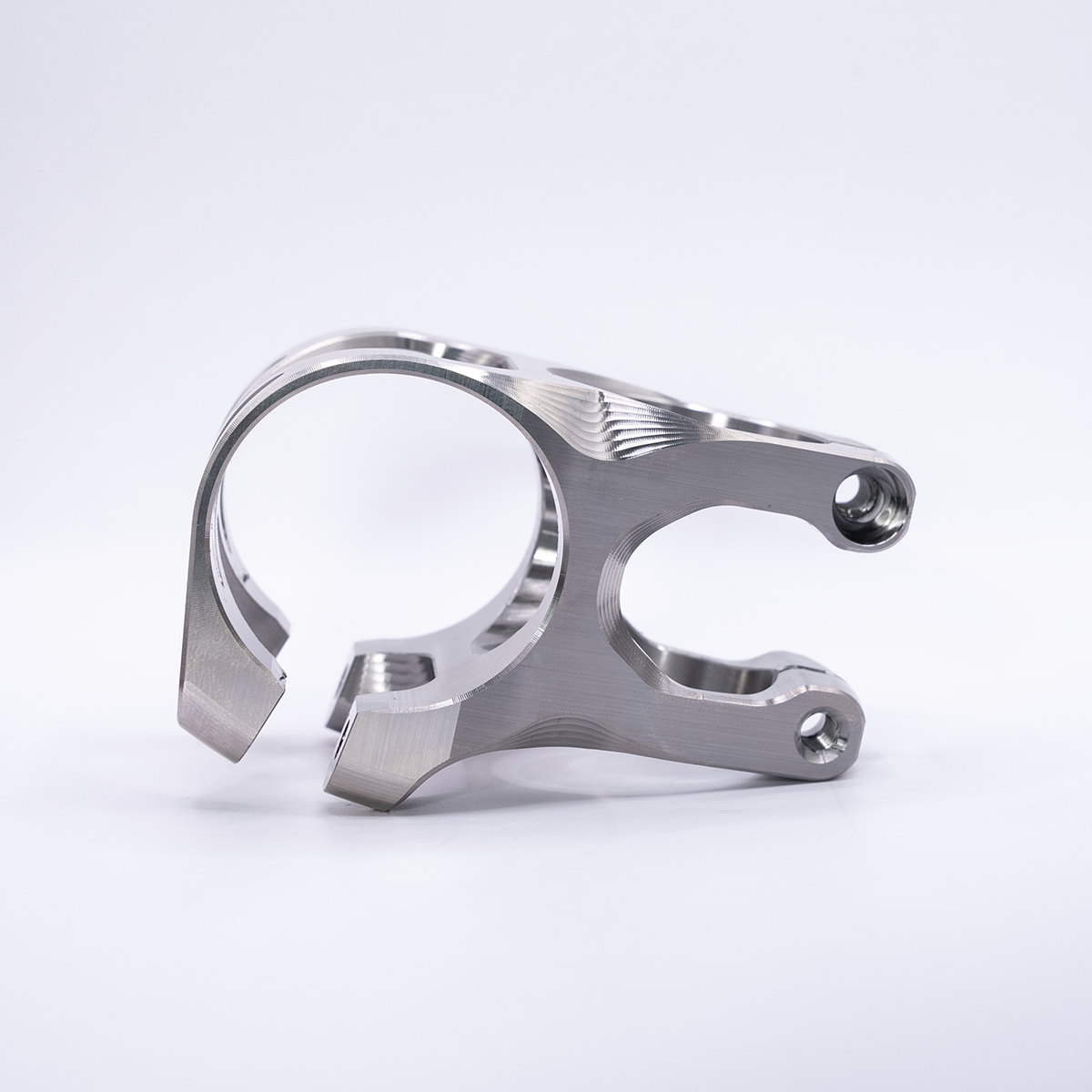 5DEV 2 Bolt Titanium Stem 31.8 side raw