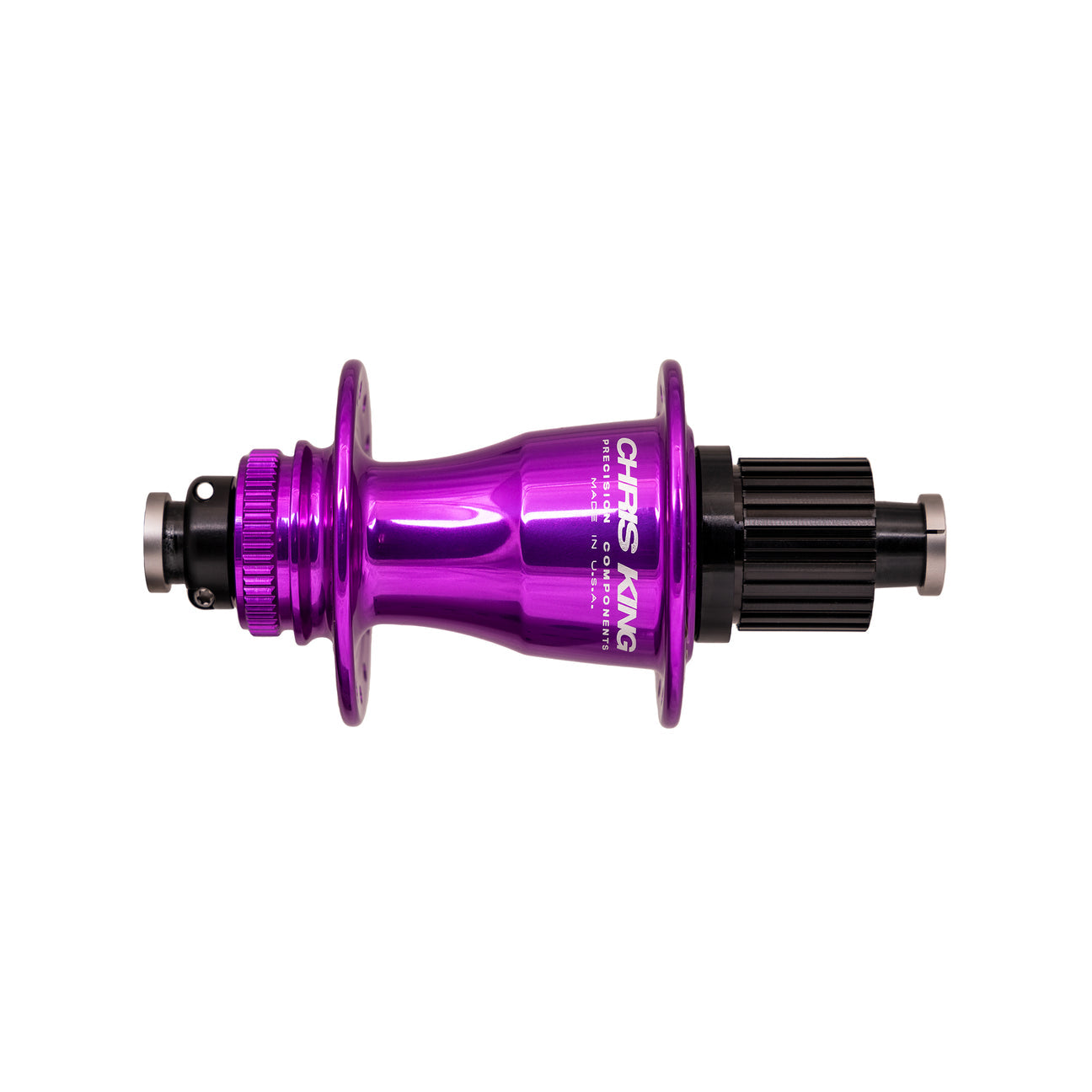 Chris king boost CL rear hub in 3D violet