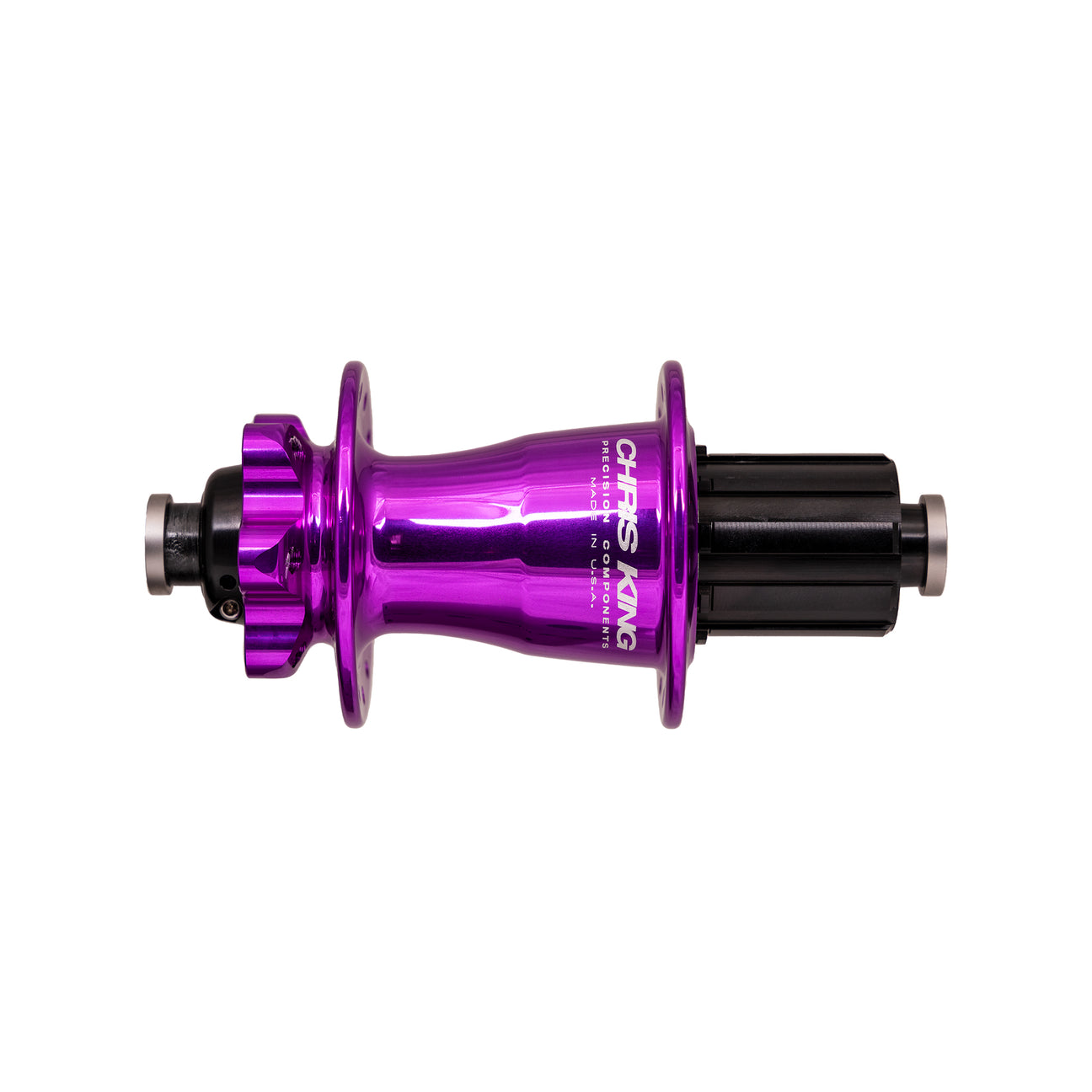Chris King boost 6 bolt rear in 3D violet