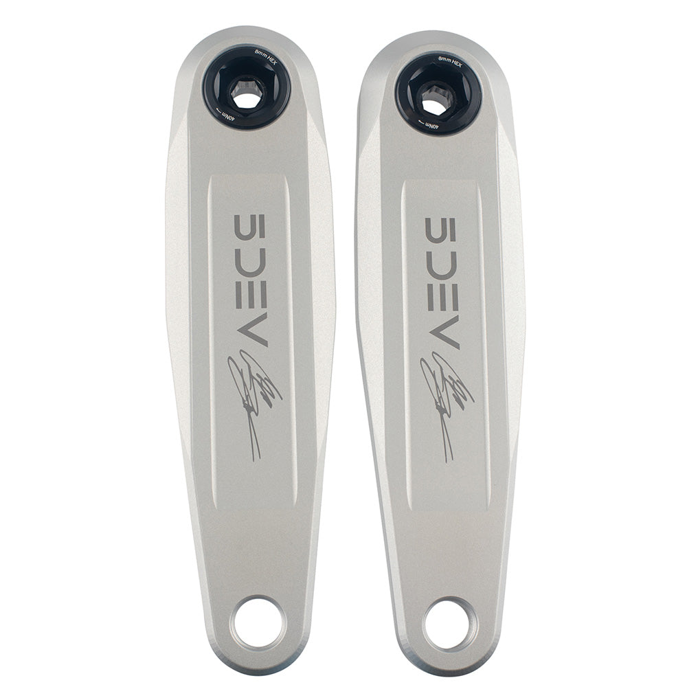 5DEV Cam Zink Signature Freeride Crank Silver Front