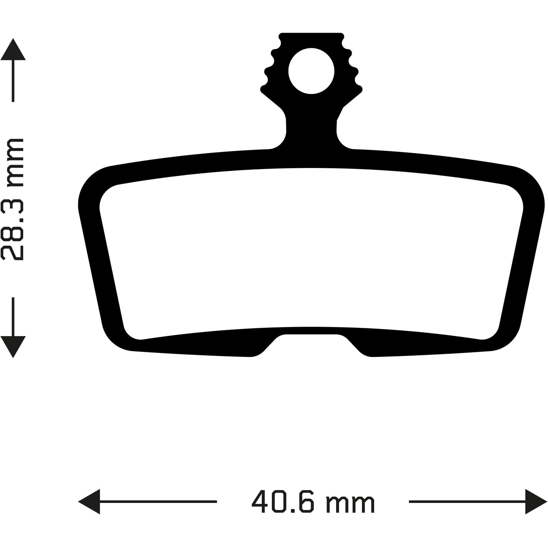 Aztec sram code brake pad size