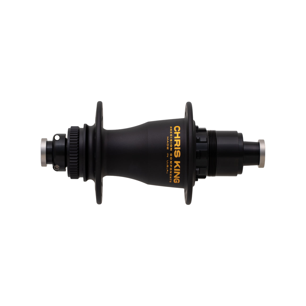Chris king boost CL rear hub in two tone black/gold
