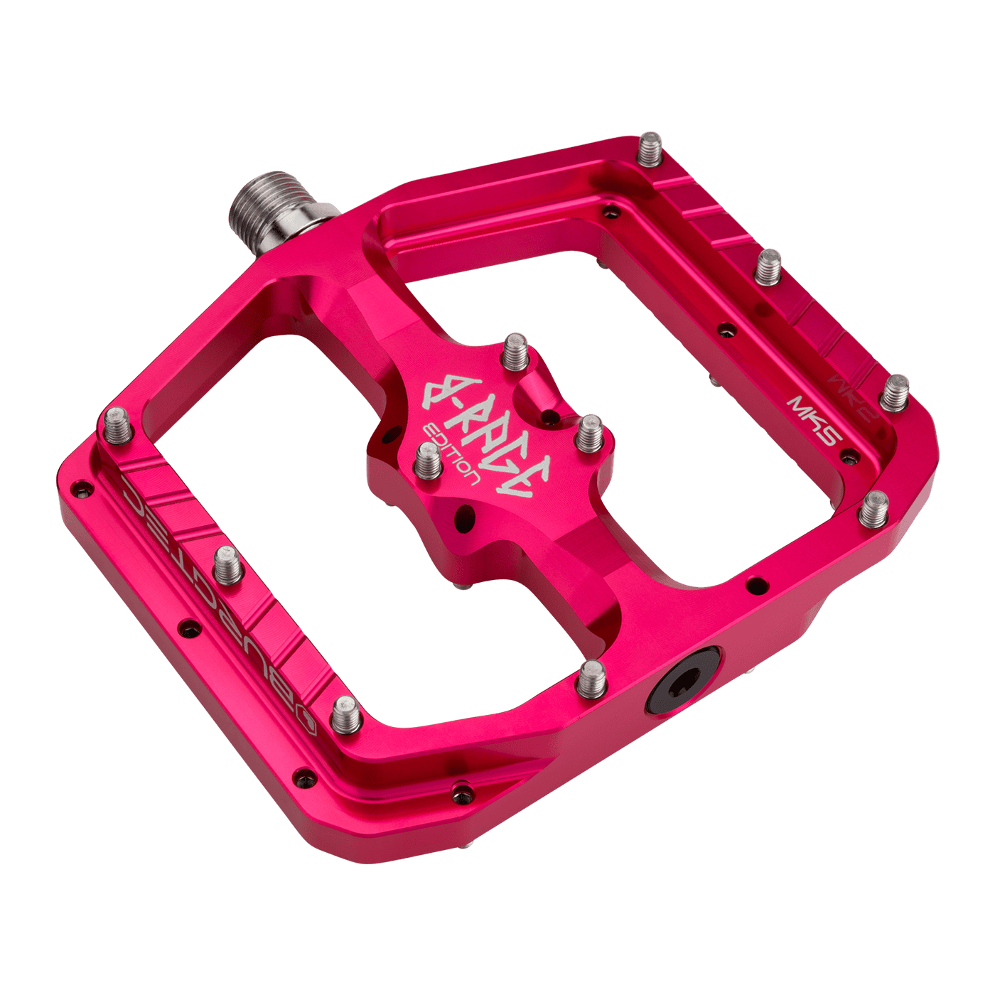 Burgtec Brage flat pedals pink