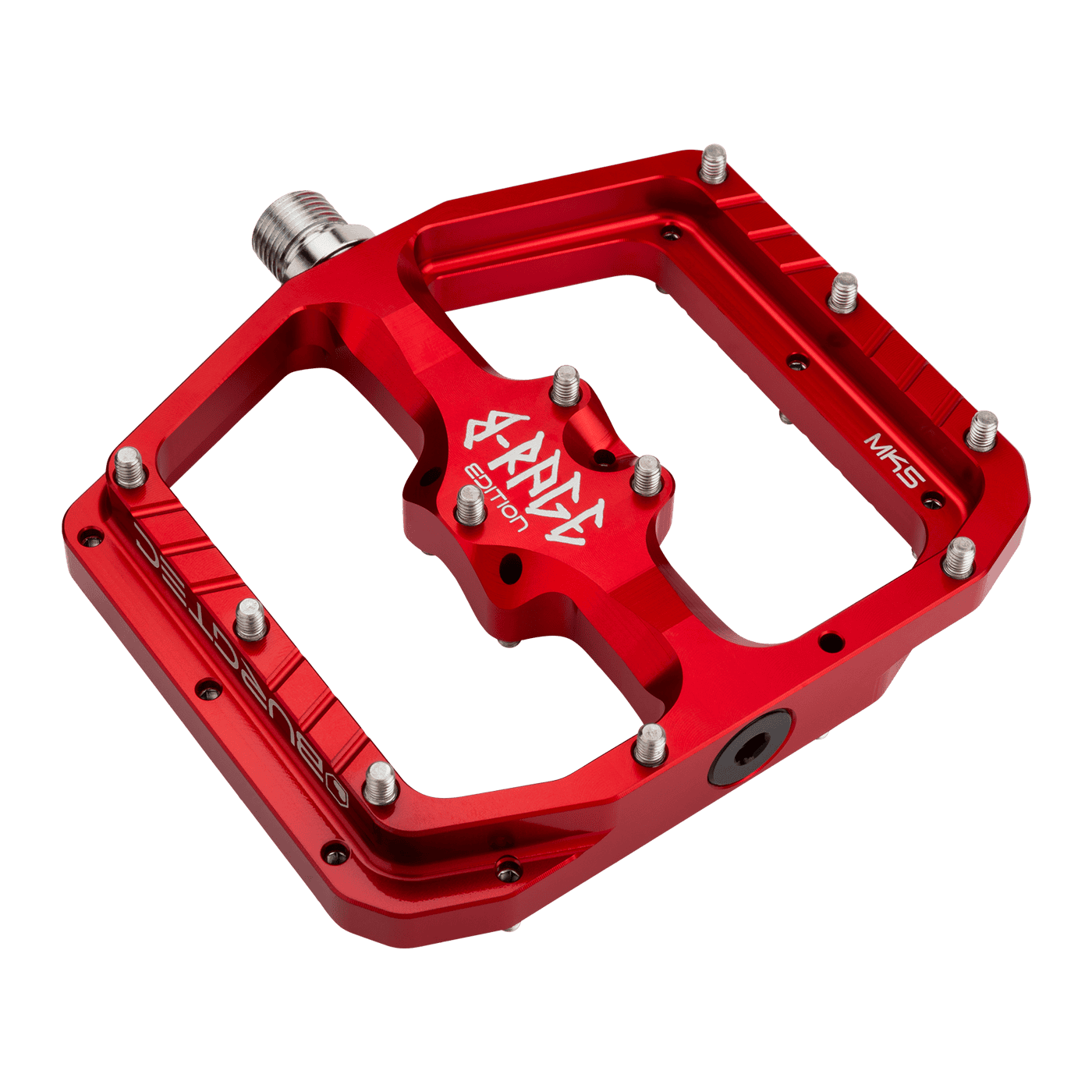 Burgtec Brage flat pedals red