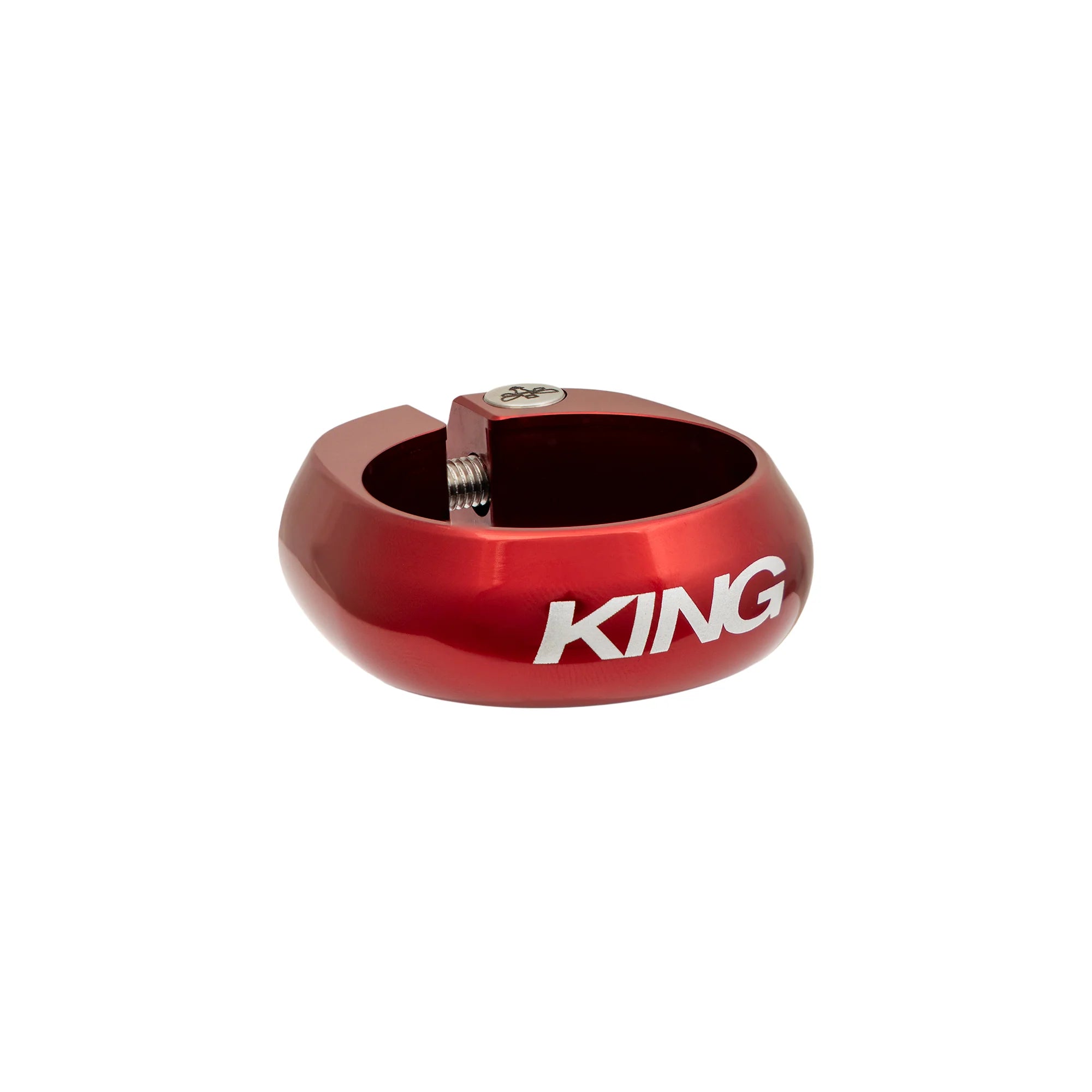 Chris king seatpost collar red