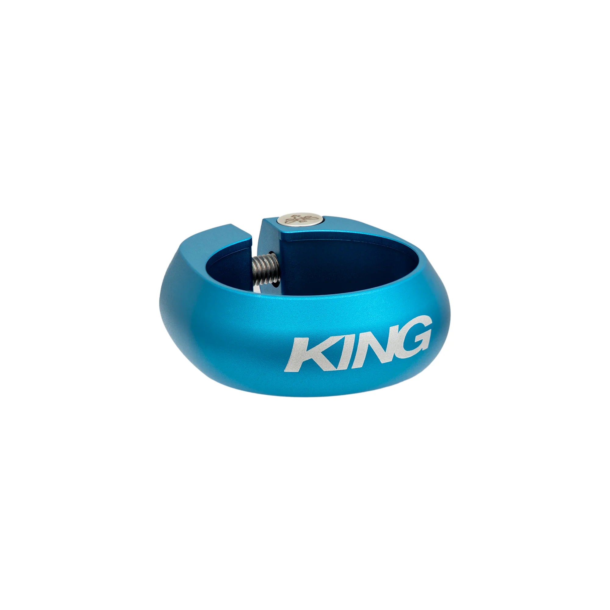 Chris king seatpost collar turquoise