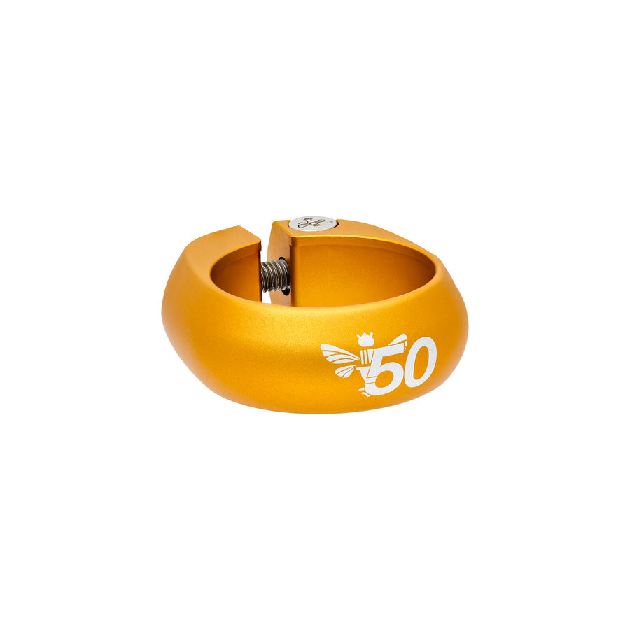 Chris King Seatpost Collar Matte Gold 50th Edition