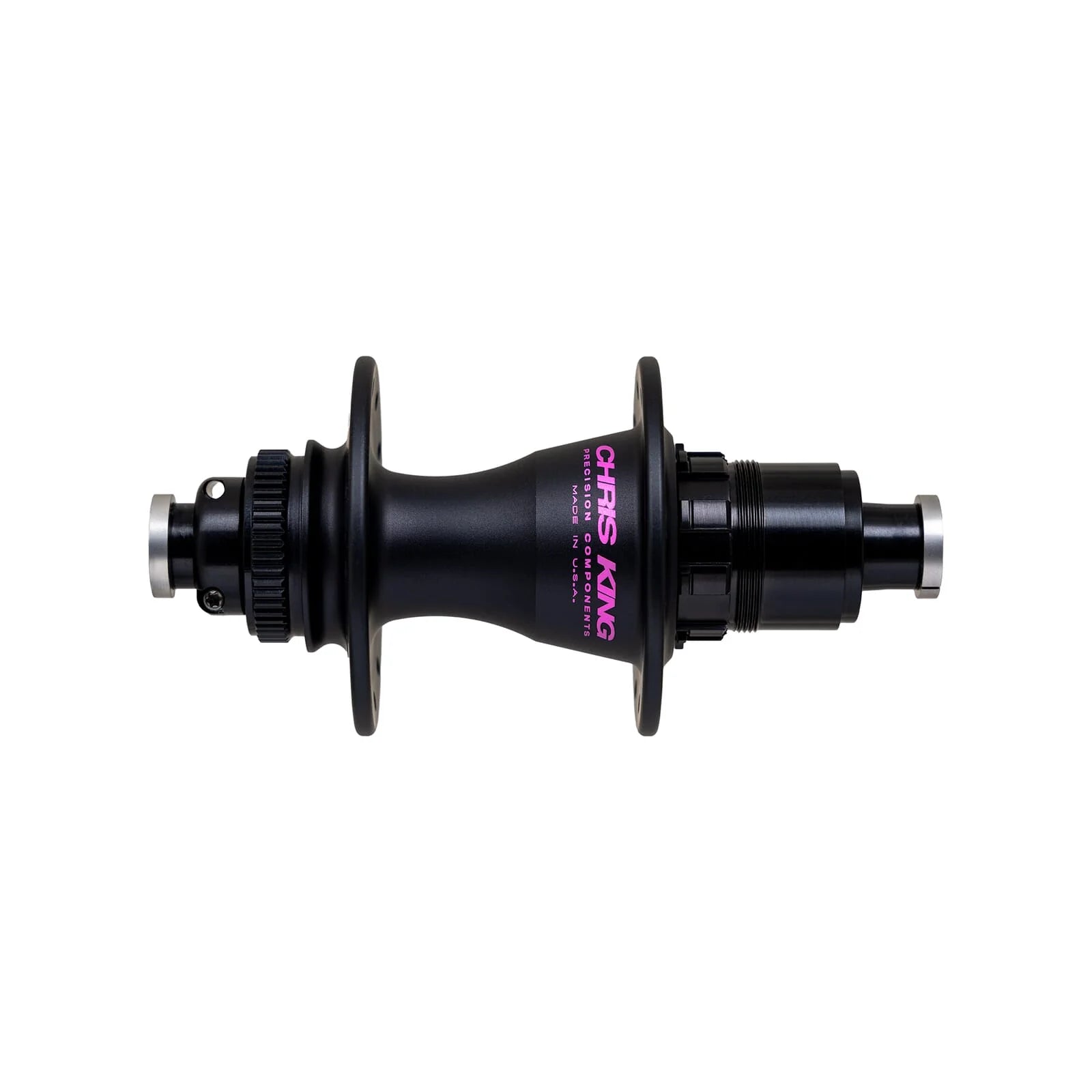 Chris king superboost rear hub in black and punch