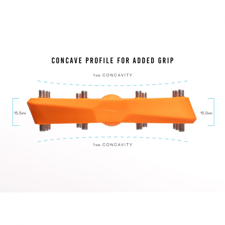 Crankbrothers Stamp 1 Gen 2 Orange Concave