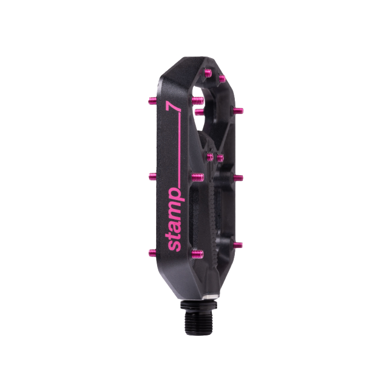 Crankbrothers Stamp 7 Black And Pink Side