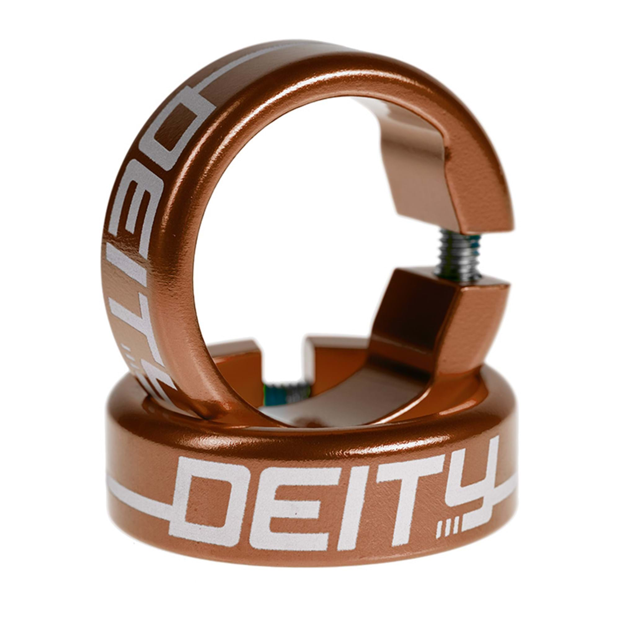 Deity grip clamps bronze