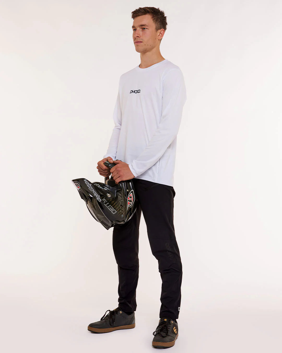 DHARCO Mens Gravity Pants Black Paired With Top