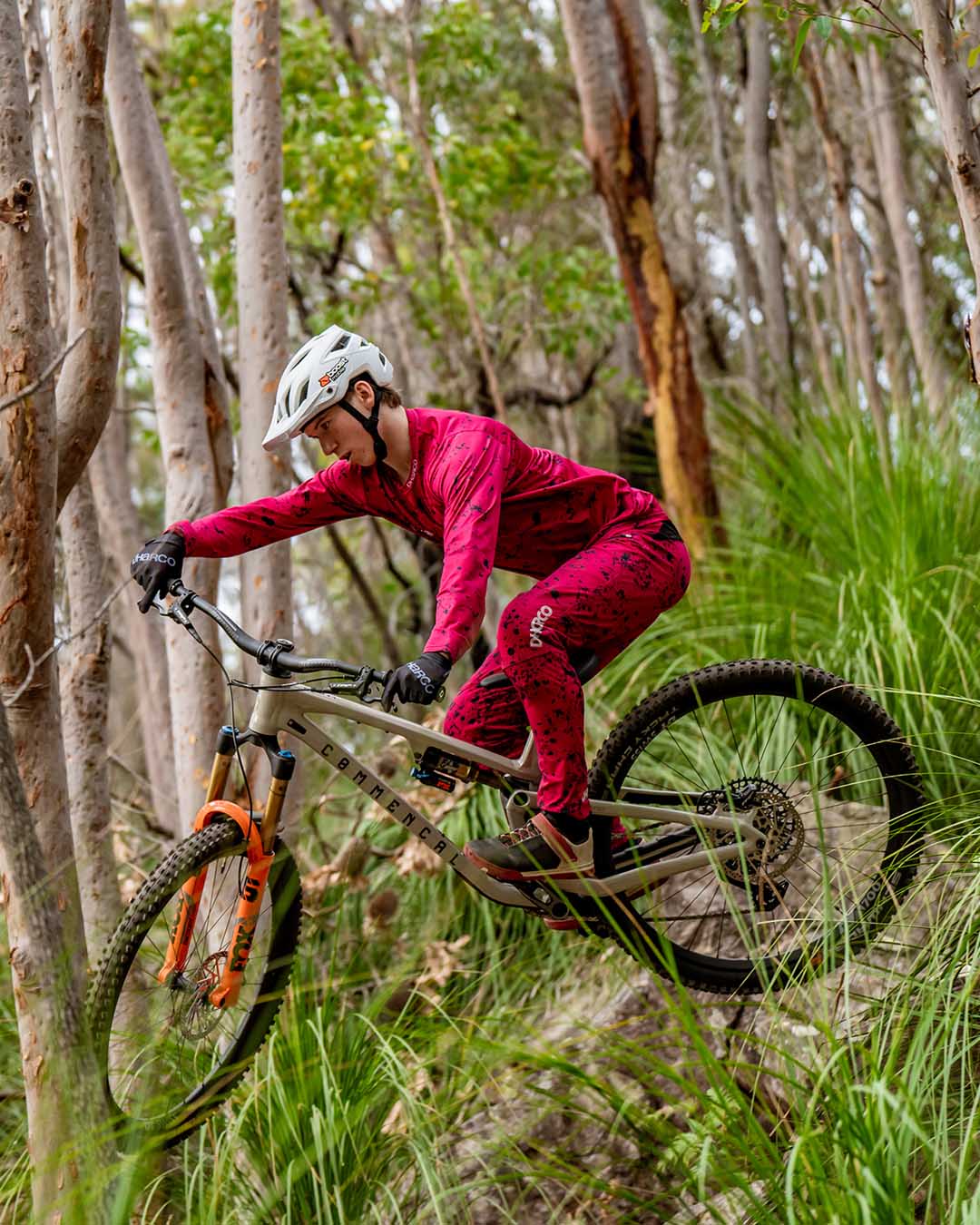 Dharco Mtb Clothing Brands DHARCO Mens Gravity Pants Chilli Pepper