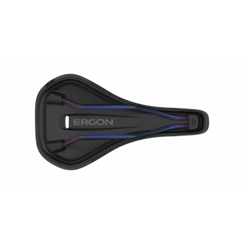 Ergon SM enduro comp mens oilslick rails bottom view