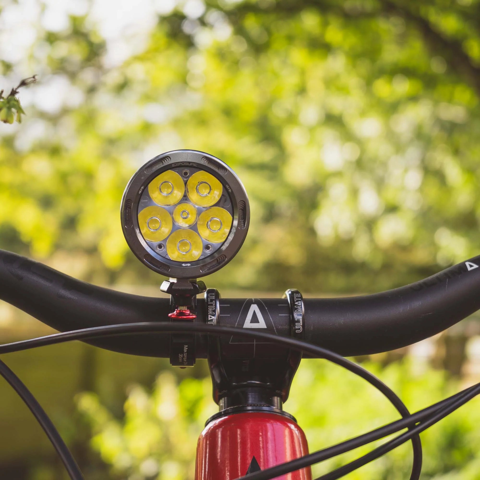 Exposure sixpack mountain bike light front