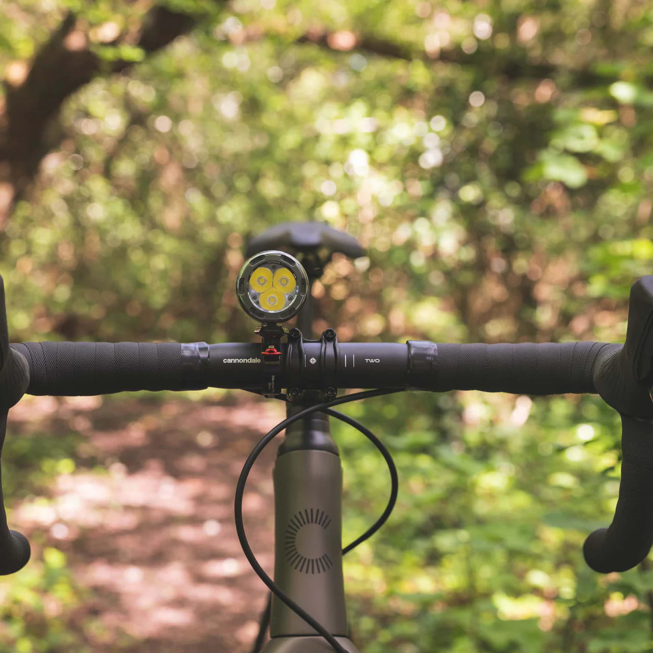 Exposure lights toro mk15 on a gravel bike